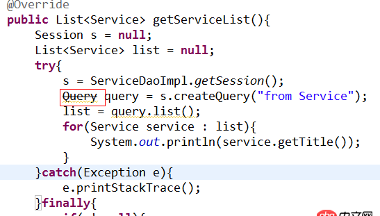 c++ - 为什么Eclipse提示Query类一个删除线?