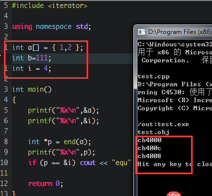 c++ - “一个指针指向某对象，同时另一个指针指向另外对象的下一地址，两个指针可能相等”是怎么回事？