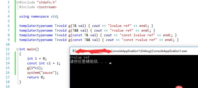 c++ - 接受右值引用参数的模板函数