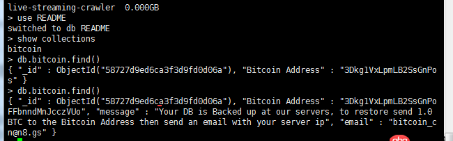 mongodb  的 test 数据库总是被清除