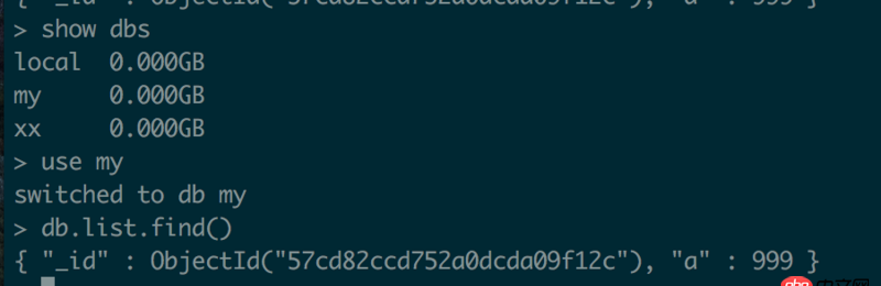 nosql - mongodb下的数据库显示0.000GB但实际上是有内容的