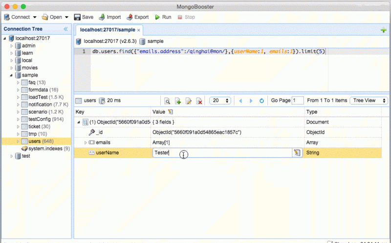 nosql - MongoDB 有图形化的日志工具和客户端推荐吗