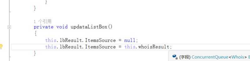 WPF 的LIstBox绑定的数据一直在增加，，我开了多线程在增加数据，但是界面不刷新。。。。