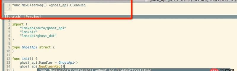 vim c-x c-o 补全出现新的窗口
