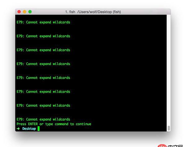 macos - fish终端下打开 vim问题