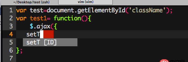 vim配置tern-for-vim没有生效？