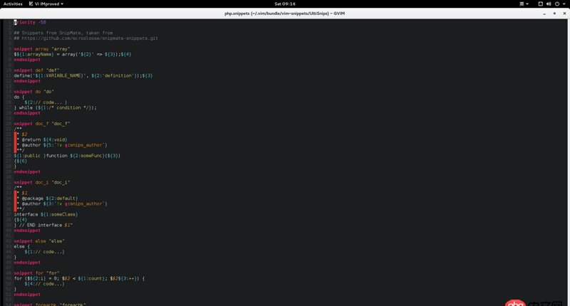 vim - 怎样管理 ultisnips 脚本 ?