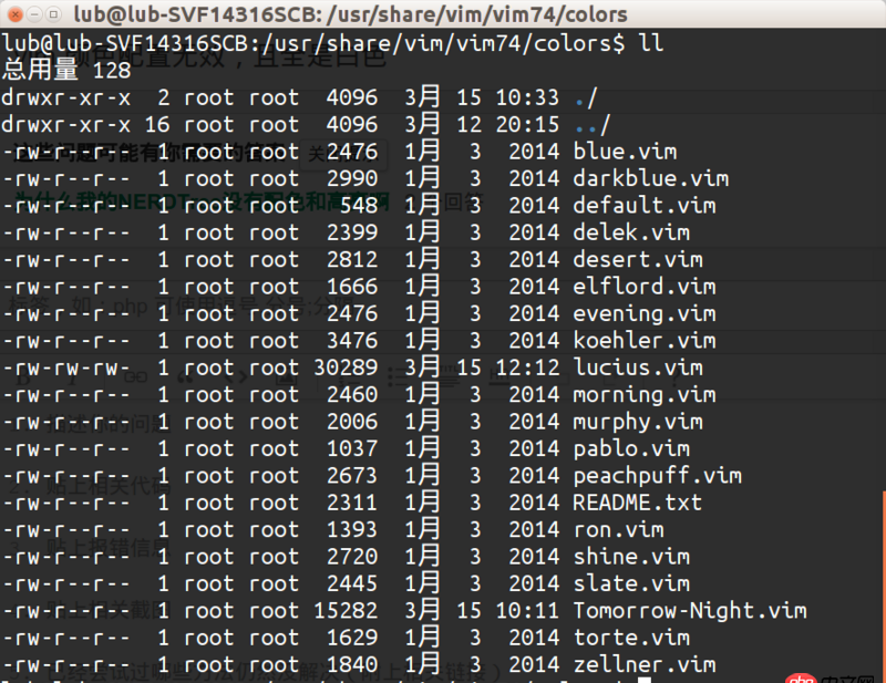 vim 颜色配置无效,且全是白色