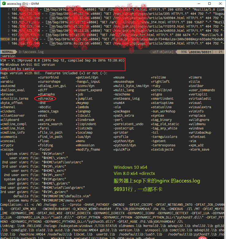sublime-text - 大文本处理时vim和sublime的性能