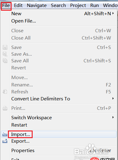 在MyEclipse怎么导入一个demo