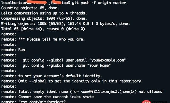 git出错： Cannot save the current index state