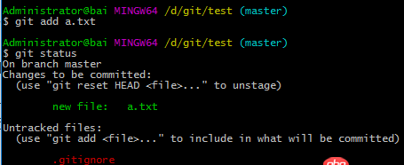 git commit -m 与 git commit -am 的区别