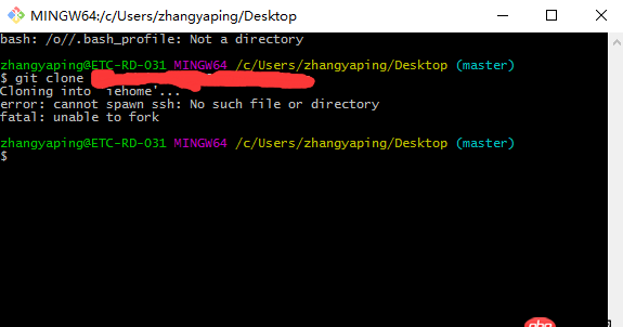 为什么我的git右键没有clone选项呢