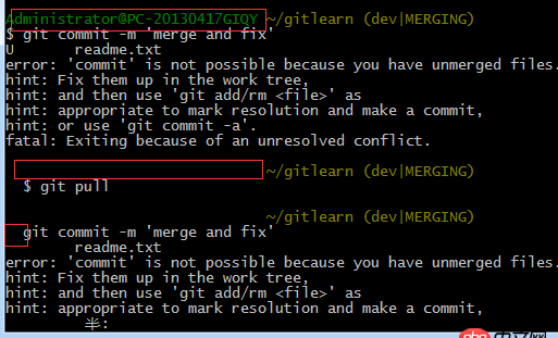 git-bash - git bash不显示$符号，第一列显示空白，输出显示空白~~