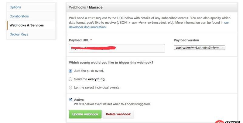 git的钩子能使得我上传github.com上的时候，能触发更新到我自己的服务器么？