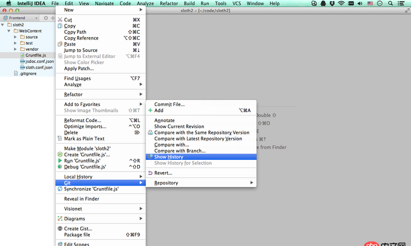 在phpstorm里如何删掉本地的某一文件重新获取最新的github里面的最新版本