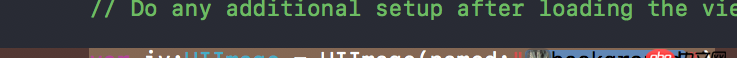 xcode - iOS Swift 定义UIImage变量出错