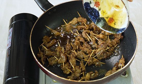 牙签牛肉的做法