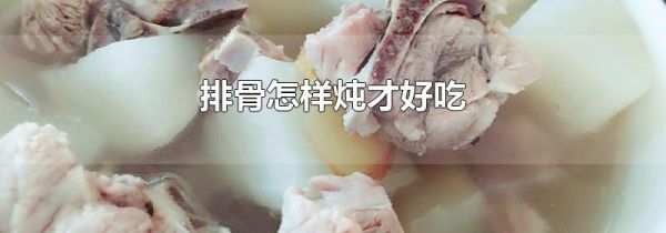 排骨怎样炖才好吃