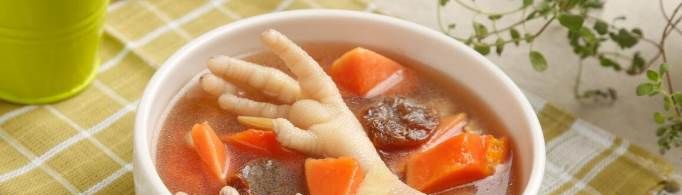 木瓜煲鸡脚怎么做？