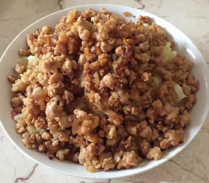 美味肉末土豆泥的做法