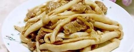 海鲜菇炒肉的做法