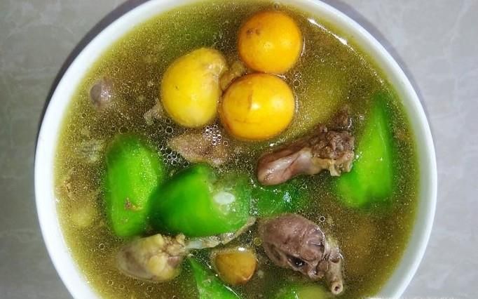 美味清甜的鸡心鸡籽滚丝瓜汤的做法