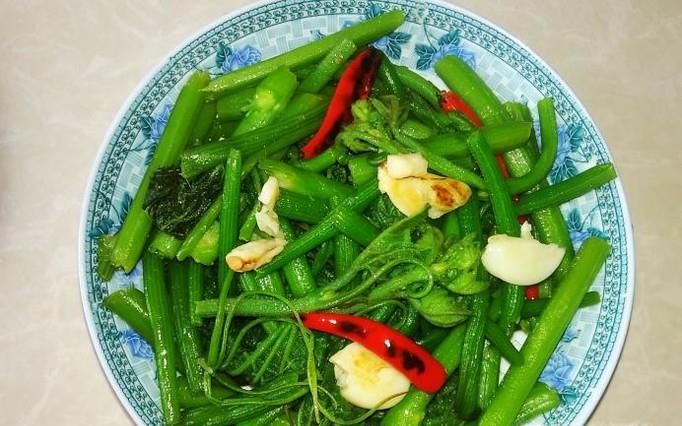 小米辣爆南瓜苗的做法