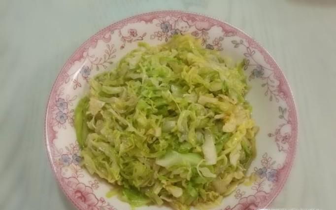 清炒牛心菜丝的做法