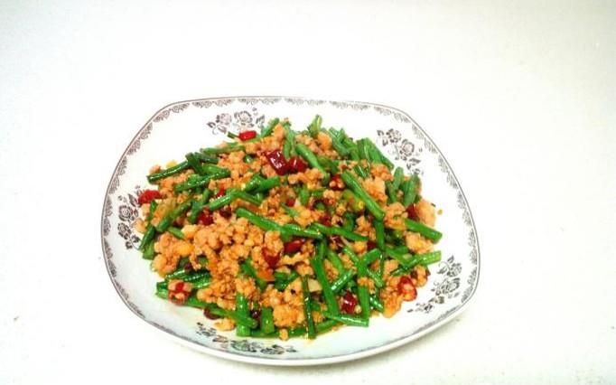 肉末豇豆的家常做法