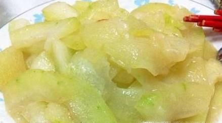 家常清炒冬瓜片做法