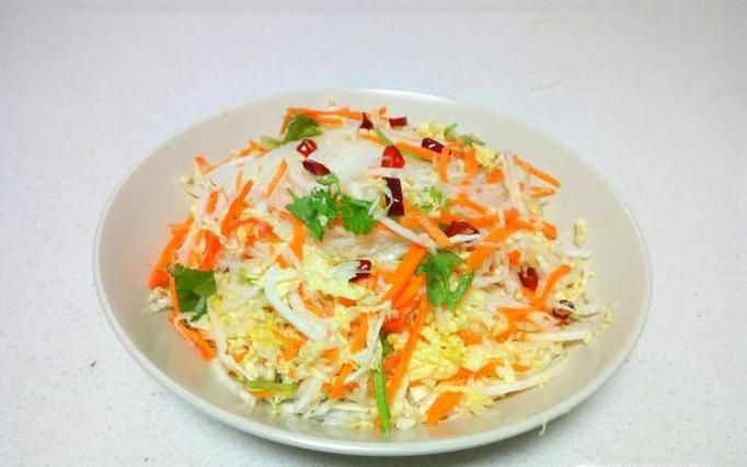 大白菜拌粉丝的家常做法