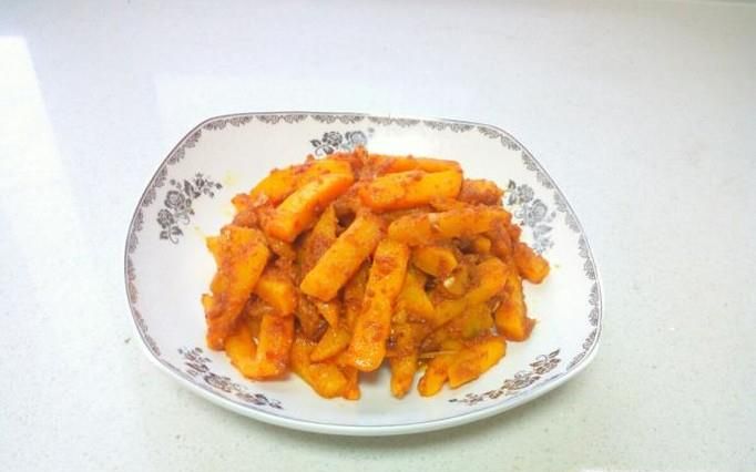 鸭蛋黄炒南瓜的家常做法