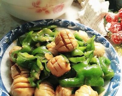 青椒炒肉丸子的简单做法