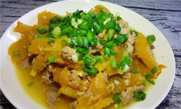 肉沫焖南瓜的家常做法