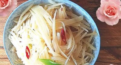 怎么做酸辣香甜的洋芋丝好吃？