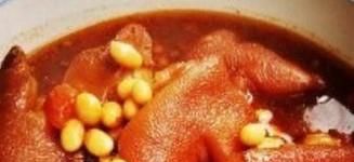 豆香红烧猪蹄的做法