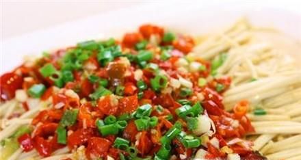 香辣金针菇的家常做法