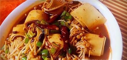 麻辣金针菇豆腐卷怎么做