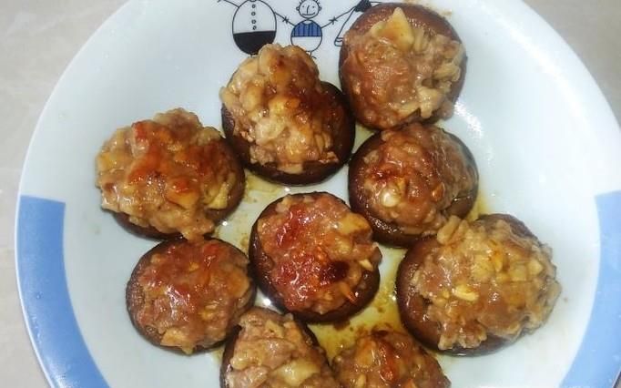 煎焖镶香菇的做法