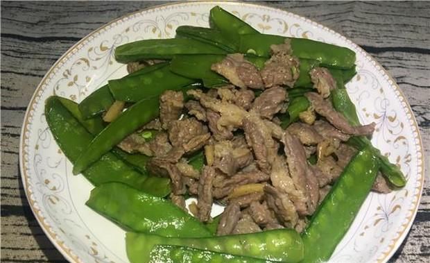 荷兰豆爆炒牛腩的做法