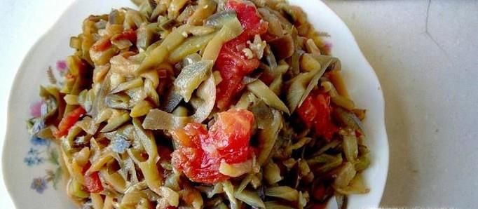 酸辣素茄子丝的做法