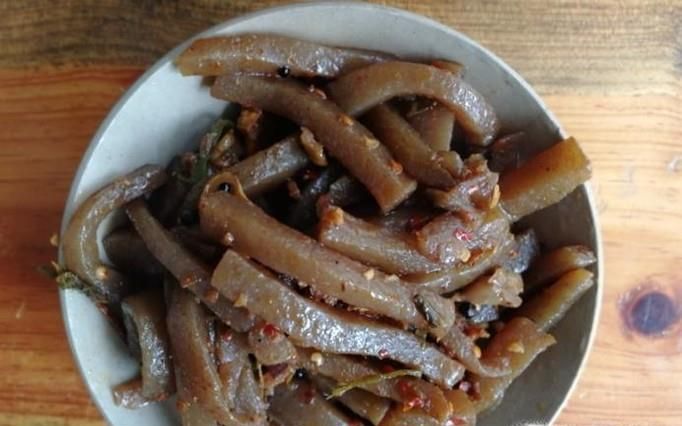 炒魔芋豆腐的家常做法