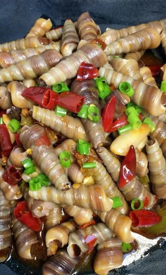 爆炒丁螺的家庭做法