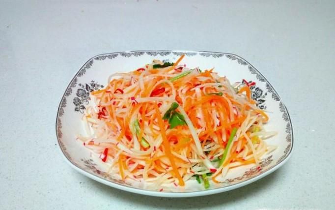 酸甜萝卜丝的家常做法