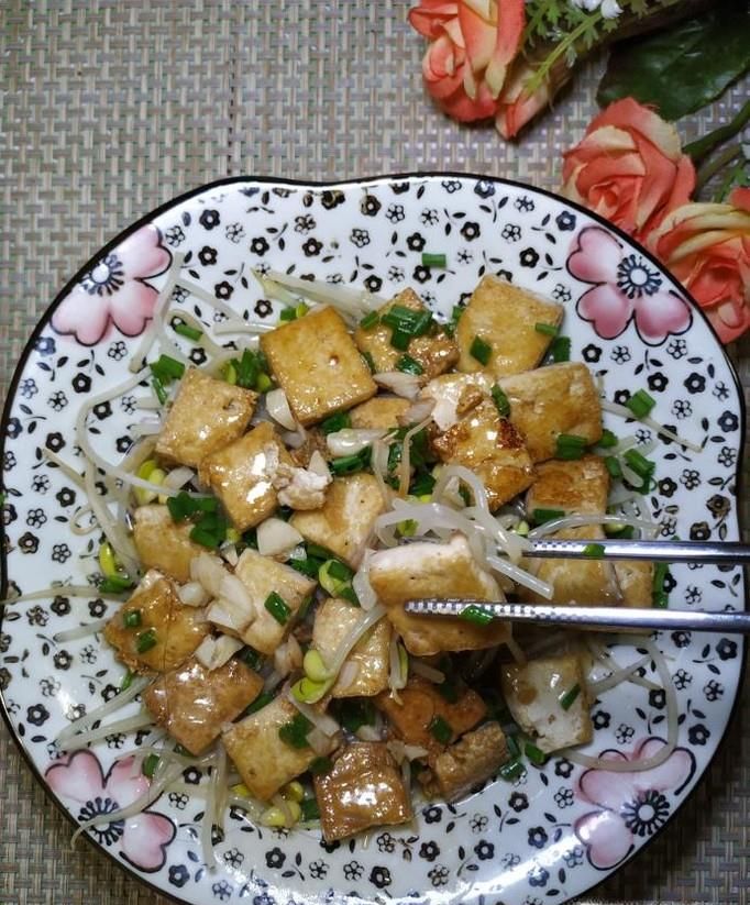 怎样做美味的芡汁双豆?