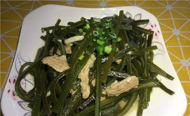 海带炒瘦肉的家常做法