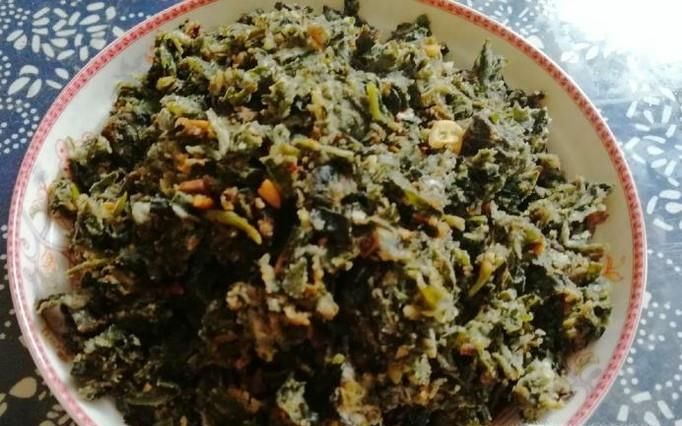 地瓜叶子蒸菜的做法