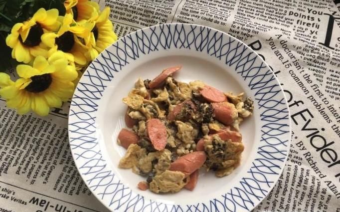 教你做美味的羊肚菌火腿煎蛋（快手美味早餐）