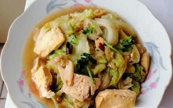 姜末豆腐炒生菜球的做法